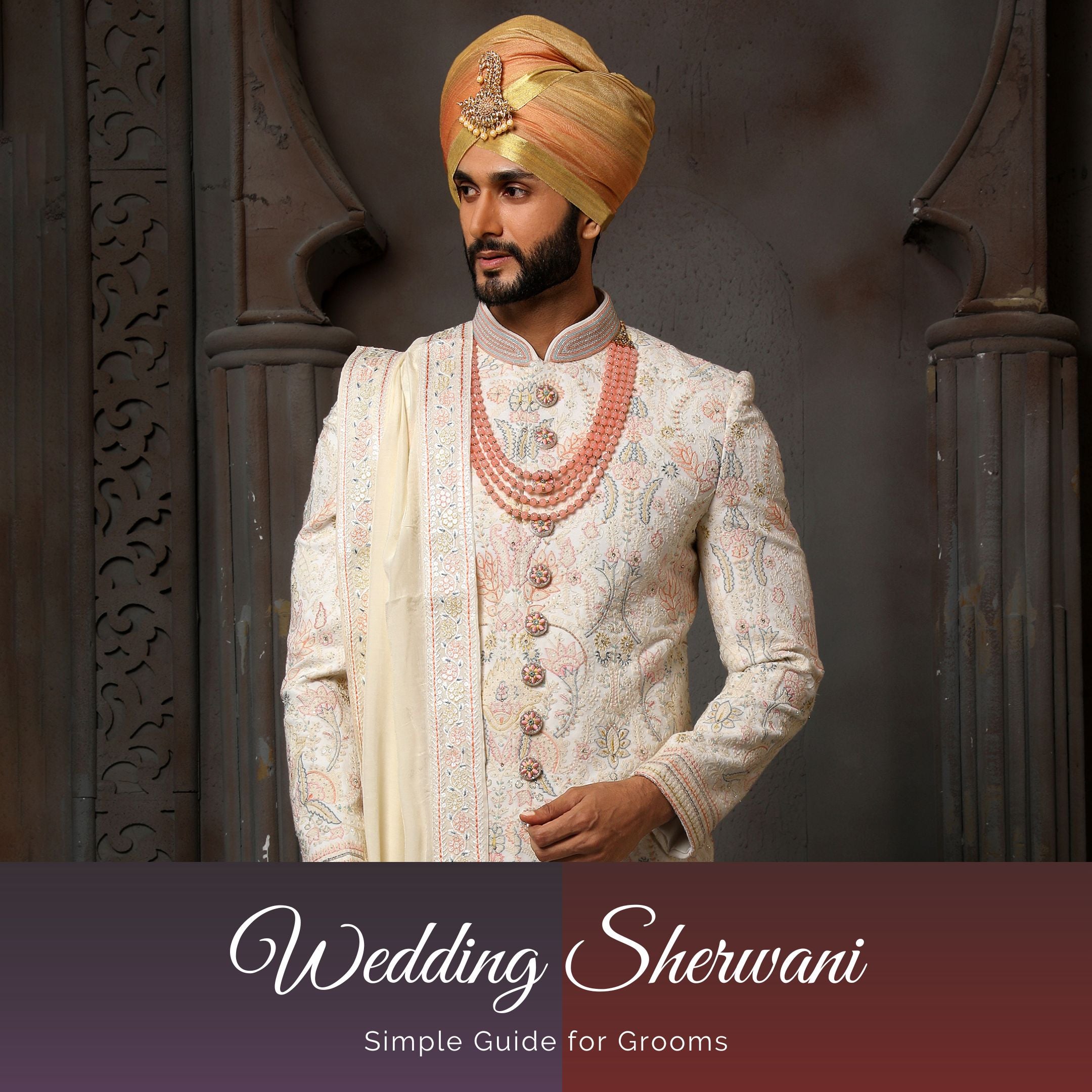 Simple sherwani for on sale mens