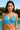 Glamorous Blue Crochet Bralette Bikini Lightweight And Soft Cotton Yarn