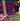 Georgette Fabric Purple Color Gorgeous Look Pakistani Replica Suit