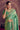 Border Work Sea Green Saree For Function Wear