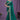Attractive Satin Silk Party Style Two Tone Saree In Teal Color