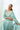 Light Cyan Wedding Wear Sequins Beads Pearl Work Organza Satin Pre Stitched Saree