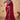 Crepe Satin Silk Embroidered Border Work Saree In Maroon Color