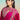 Premium Rani Satin Silk Heavy Sequins Pre Draped Saree With Corset Blouse And Cape