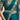Party Wear Teal Satin Silk Sequins Embroidered Work Pre Stitched Saree With Koti