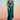 Party Wear Teal Satin Silk Sequins Embroidered Work Pre Stitched Saree With Koti