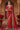 Fancy Work On Red Color Sober Saree In Satin Silk Fabric