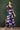 Exclusive Blue Crepe Floral Printed Top With Matching Skirt