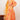 Orange Digital Chinon Handwork Top with Palazzo & Dupatta