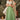 Green Color Georgette Handwork Top with Skirt & Shrug