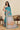 Digital Printed Cyan Linen Daily Wear Saree