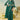 Satin Silk Border Work Dark Green Wedding Wear Readymade Saree