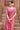 Peach Color Gradient Satin Silk Artisanal Hand Embroidered Work Saree