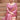 Gradient Satin Silk Artisanal Hand Embroidered Work Pink Saree