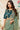 Mesmeric Sea Green Color Border Work On Saree In Organza Fabric