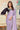 Satin Silk Fabric Lovely Border Work On Saree In Lavender Color