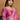 Premium Organza Satin Border Work Pink Saree