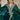 Teal Function Wear Satin Embroidered Border Work Readymade Saree