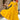 Fancy Work On Rayon Fabric Bewitching Readymade Suit In Mustard Color