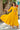 Fancy Work On Rayon Fabric Bewitching Readymade Suit In Mustard Color