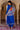 Fancy Work On Rayon Fabric Blue Color Gorgeous Readymade Suit
