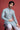 Attractive Readymade Men Kurta In Light Cyan Color