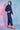 Exclusive Rayon Viscose Fabric Party Wear Designer Readymade Co-Ord Set In Navy Blue Color