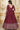 Red Color Foil Printed Readymade Gown With Dupatta