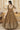 Foil Printed Mustard Color Readymade Gown With Dupatta