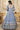 Grey Color Georgette Fabric Foil Printed Function Wear Fashionable Readymade Gown With Dupatta