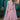 Pink Color Fashionable Readymade Gown With Dupatta In Georgette Fabric