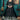 Black Color Luminous Readymade Gown With Dupatta In Georgette Fabric