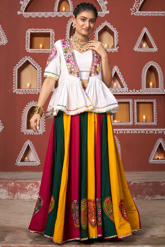 Multi Color Fantastic Readymade Lehenga Choli With Jacket