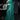 Beguiling Embroidered Work On Green Color Silk Fabric Saree