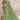 Trendy Green Color Organza Saree With Border Work