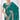 Imposing Georgette Border Work Saree In Sea Green Color