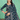 Excellent Silk Fabric Dark Teal Color Saree With Printed Work