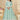 Elegant Georgette Sequins Designs Sea Green Color Readymade Anarkali Suit