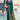 Classic Crepe Silk Traditional Printed Teal Saree