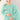 Organza Fabric Sequins Work Beatific Pakistani Replica Suit In Sea Green Color