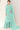 Organza Fabric Sequins Work Beatific Pakistani Replica Suit In Sea Green Color