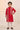 Viscose Embroidered Red Sangeet Wear Readymade Kurta Pyjama For Boys