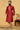 Red Pretty Jacquard Silk Fabric Sangeet Wear Readymade Men Kurta Pyjama