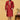 Red Pretty Jacquard Silk Fabric Sangeet Wear Readymade Men Kurta Pyjama