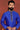 Blue Color Fancy Fabric Readymade Lovely Kurta Pyjama For Men
