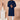 Georgette Fabric Artistic Sequins Embroidery Navy Blue Color Readymade Men Kurta Pyjama For Wedding Wear