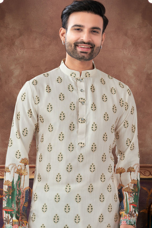 Silk Elegant Ideal Occasion Kurta Pyjama