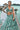 Sequins Work On Turquoise Blue Designer Lehenga In Organza Fabric With Beautiful Blouse