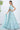 Turquoise Blue Net Fabric Occasion Wear Chaniya Choli With Sequins Work And Blouse