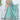 Sequins Work On Turquoise Blue Chiffon Silk 3 Piece Lehenga With Beautiful Blouse